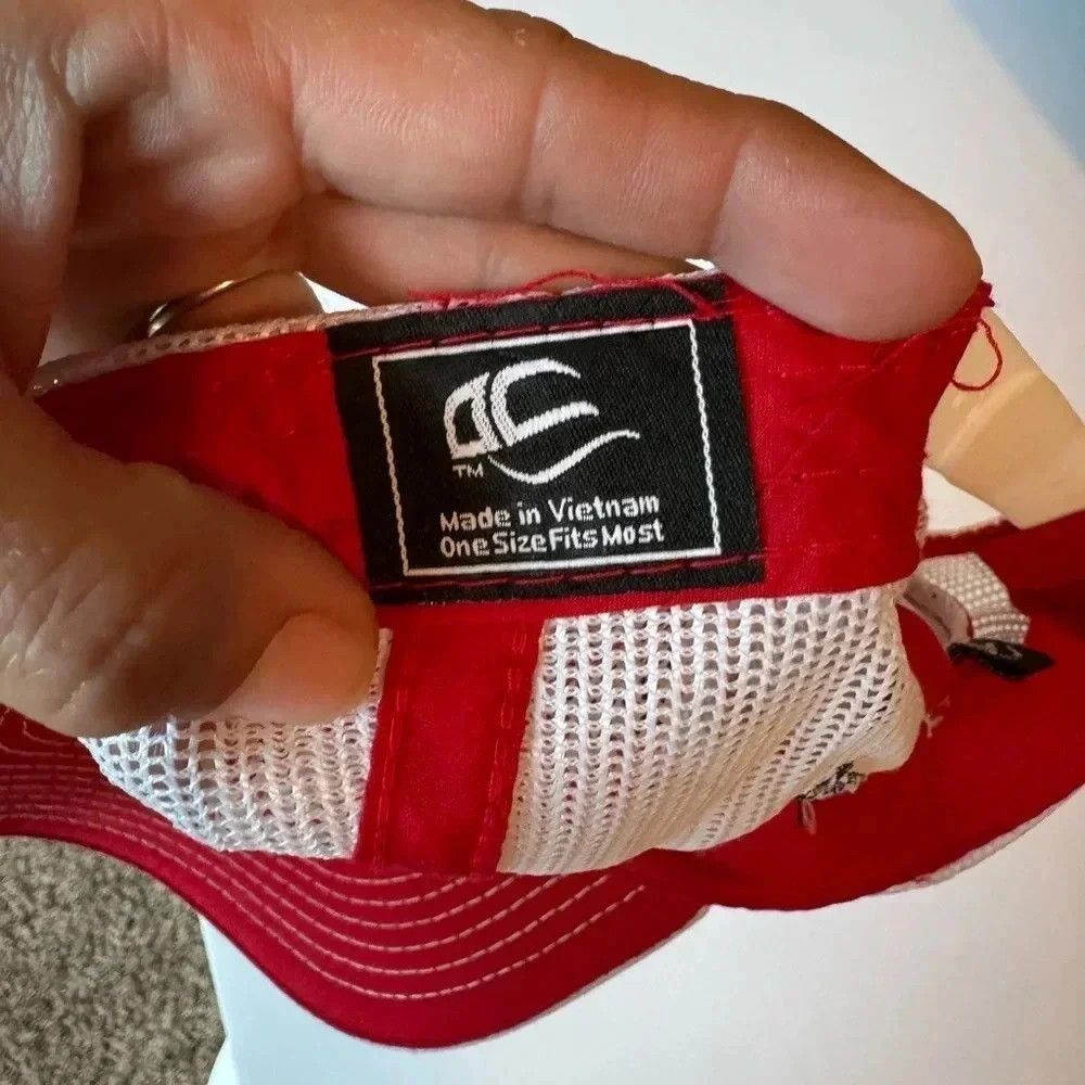 ExxonMobil hat - red and white, OSFM